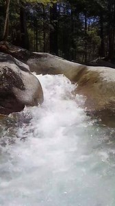 11K views · 596 reactions | A beautiful sight along the Basin Cascade Trail, which leads to Lonesome Lake Hut. This easy hike provides stunning views of waterfalls and cascades along Cascade Brook. | Appalachian Mountain Club | Facebook