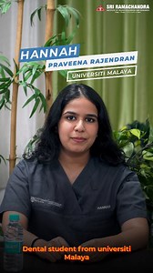 Sri Ramachandra Stories : As part of the ongoing collaboration between Universiti Malaya and SRIHER, Hannah Praveena Rajendran from Universiti Malaya, shares her heartfelt reflection on her academic journey at Sri Ramachandra Dental college and Hospital. She reflects on how her journey here has been uniquely enriching, offering a learning environment distinct from back home. Highlighting the BDS programme structure, she appreciates the well-organized departmental clinics that provide focused, ha