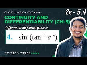 Class 12 Ex 5.4 Q4 Maths | Ex 5.4 class 12 maths q4 | Question 4 exercise 5.4 Class 12