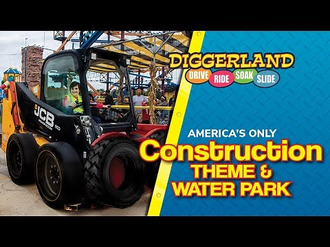 Diggerland USA - The ONLY Construction Theme & Water Park In The US.