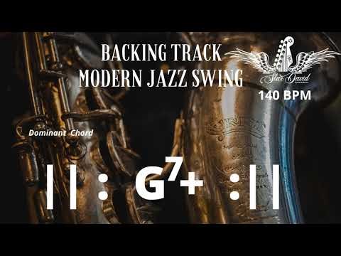 Backing Track Modern Jazz Swing One Chord in G7+