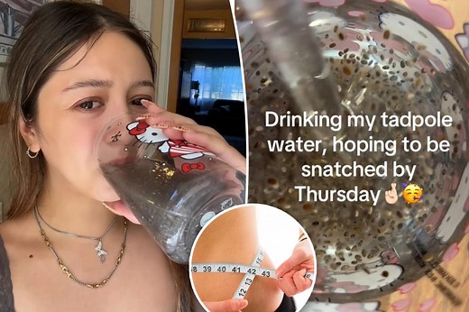 ‘Tadpole water’ is Gen Z’s latest weight loss hack: ‘It makes me gag, but it’s worth it’