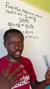 Explaining roots of quadratic equation #quadraticequations #maths #heartsthatteach