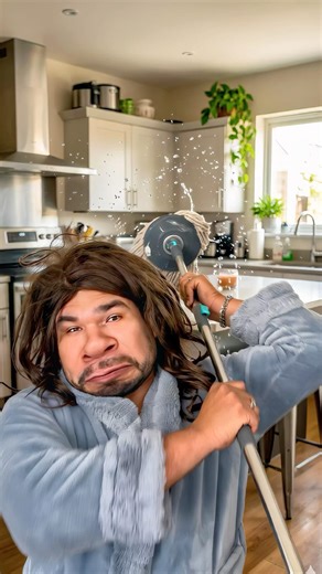 Día de limpieza = Día de PELIGRO 🧹 #comedia #shorts