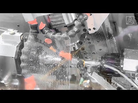 Cutting a 20µm Crowning on module 1.5 - 20° Helical Gear on CNC Gear Hobbing Machine