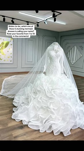 Stunning Mermaid Wedding Dresses for Brides-to-Be