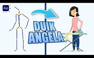 After Effects中的DUIK ANGELA 2D角色装配与动画制作教程