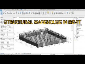 Structural Warehouse in Revit