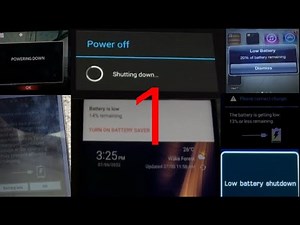 Battery Low & Battery Empty Alert Collection (PART 1) (June 7, 2022)
