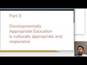 Early Childhood Education: Developmentally Appropriate Programs