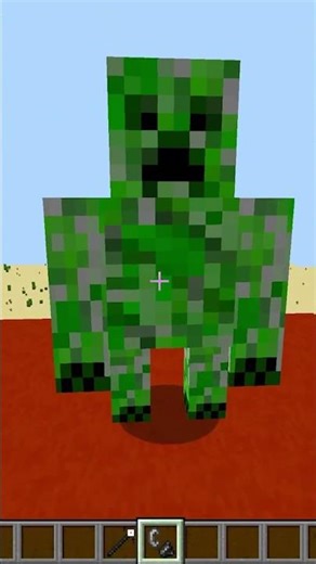 Charge Mutant Creeper vs Rainbow Blocks 💥 #minecraft #shorts