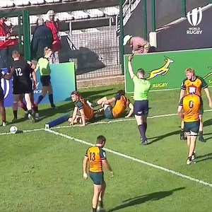 Treading the line perfectly! Cassius Cleaves dances his way through for England Rugby #WorldRugbyU20s | World Rugby