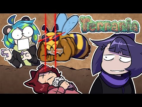 THE HARDEST TERRARIA SEED EVER - Part 1 (ft. woops and friends)