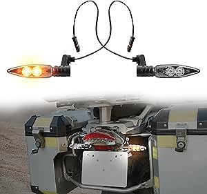 LED Rear Turn Signal Indicator Light for 2004-2012 Air/Oil-Cooled R1200GS, Motorcycle LED Turn Signals Side Lights for BMW F800GS F700GS F800R K1300R Accessories