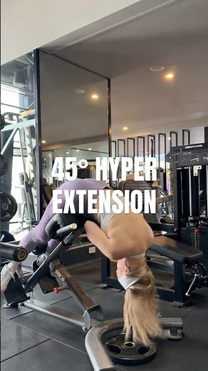 45 Degree Hyper Extension - Instructions ⬇️