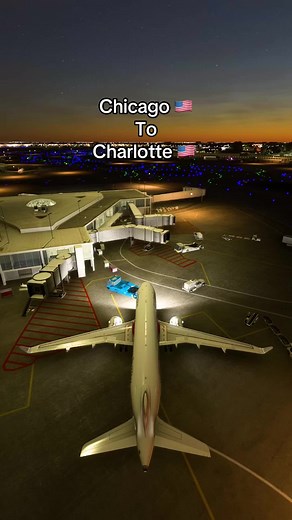 Chicago to Charlotte: Microsoft Flight Simulator Journey
