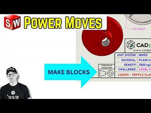 BLOCKS for the win! How to group geometry in SOLIDWORKS