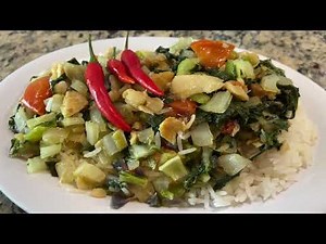 HOW TO MAKE A DELICIOUS SALTED COD FISH WITH BOK CHOI RECIPE! NAN'S GLOBAL KITCHEN ASMR #107