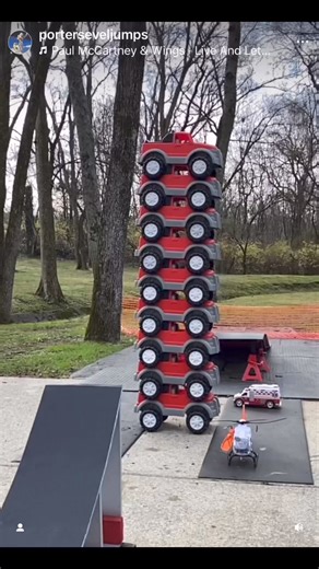 Evel Goes Vertical! 🙌🏼 #besttoyever #evelknievel #evelknieveltoys #send #fullsend Thanks Porter Howell for another great jump 👊🏼 | Evel Knievel