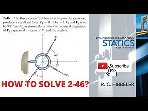 2-46 hibbeler statics chapter 2 | hibbeler statics | hibbeler