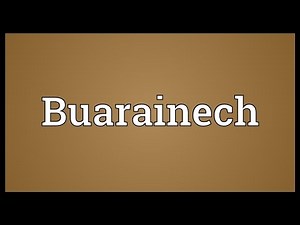 Buarainech Meaning