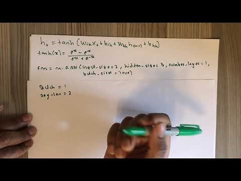 torch.nn.RNN Module explained