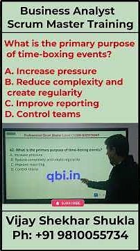 Time Boxing of Scrum Events | Who facilitates Scrum Events | Who decides Release to the End User