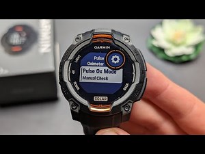 Garmin Instinct 3 - Enable SpO2 Pulse Oximeter blood oxygen for All day , or for Sleep or Disable