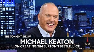 【双语字幕】【肥伦今夜秀】迈克尔·基顿做客，谈创造蒂姆·伯顿的《 Beetlejuice》和克诺克斯与阿尔·帕西诺离开