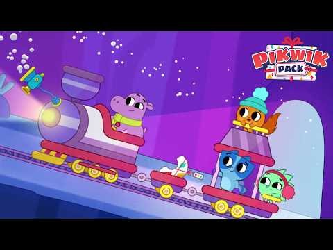 Snowy Train Delivery 🚂 | 5 Full Episodes | Pikwik Pack
