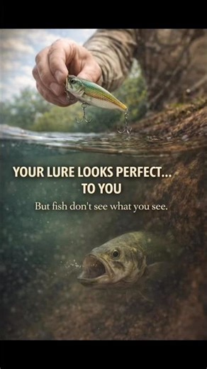 YOUR LURE LOOKS PERFECT TO YOU….