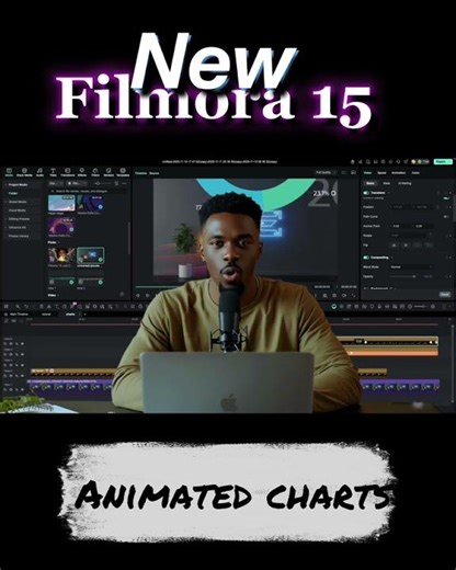 Filmora 15 AI Graphs in Action
