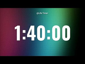 100 Minute Countdown Timer ⏳ | Long Focus Session with Alarm | Study / Work / Relax #timer