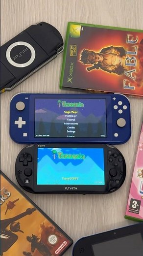 Terraria | Nintendo Switch Lite vs PS Vita