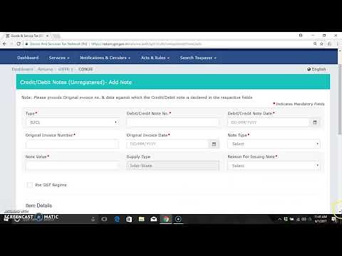 GSTR 1 credit & debit notes-table 9 B how to do live filing in english by CA BhavishyaSri