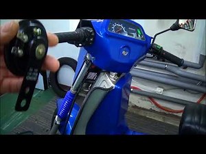 Hupe anschließen und montieren