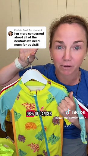 Replying to @Sarah C. Bright color kid swimsuit for the pool by SwimZip! #fyp #mom #newmom #swimsuit #fypシ #watersafety