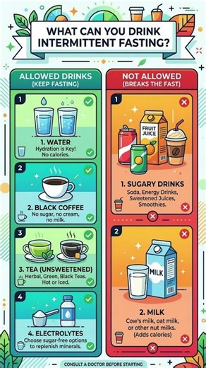 What You Can Actually Drink While Fasting #intermittentfasting #fasting