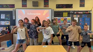 Students in Ms. Benson's 6th grade math class at Washington Middle learned and performed a viral TikTok dance that helped them memorize the steps of the Order of Operations (PEMDAS) during class this week. | Allegany County Public Schools