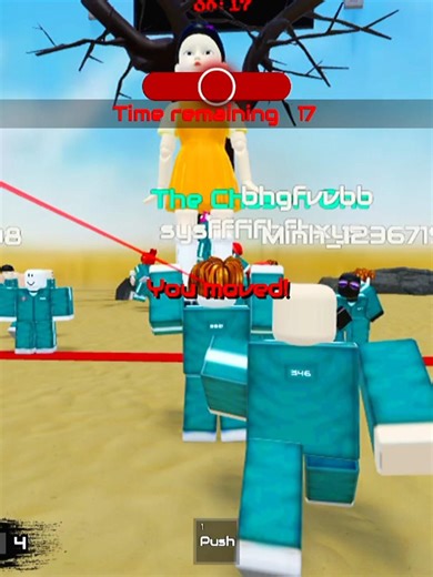 I am moving 😱in Red light green light game 🗿|| Roblox