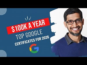 Top Google Certificates You Can Learn FREE (Earn $100K+ in 2026!)
