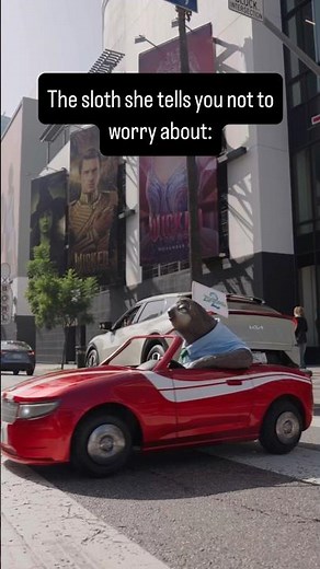 ZOOTOPIA SLOTH IN THE WILD! 🦥🚗#zootopia2 ‪@disneyanimation‬