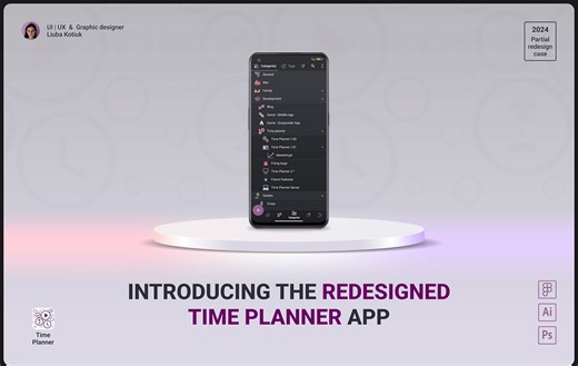 TIME-PLANNER-Mobile-App-redesign