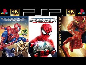 All Spider-Man Games on PSP (4K)