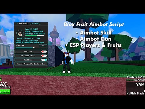 THUNDERZ AIMBOT BLOX FRUIT SCRIPT PC & Mobile | AIMBOT SKILL | AIMBOT GUN | ESP PLAYER | [🔥RACE V4]