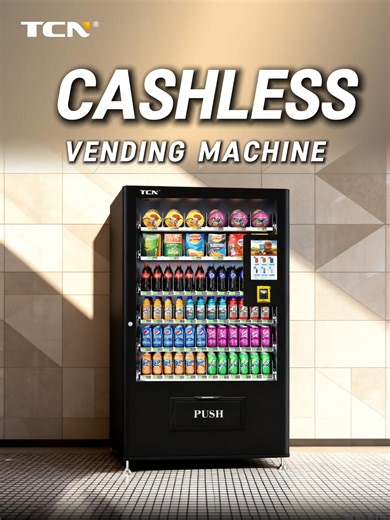 TCN Vending Machine on Instagram: "Cashless. High-Capacity. Ready for Every Location. When your location gets busy, speed matters. TCN’s cashless high-capacity model keeps your customers moving — and your business growing. Cashless checkout means quick, simple, intuitive purchases. Bigger internal storage means fewer refill trips and more uninterrupted sales. Smart layout means flexible product choices for any scenario — offices, gyms, campuses, malls. Smooth to operate. Easy to manage. A vendin