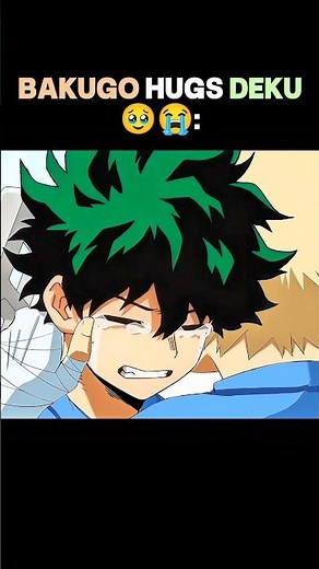 BAKUGO COMFORTS DEKU 🥹😭 | #myheroacademia #edit #mha #amv #anime