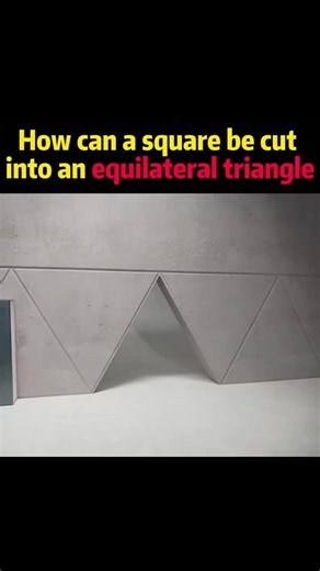 Cut a Square into an Equilateral Triangle: Geometry Puzzle