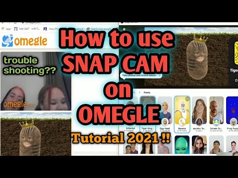 HOW TO USE SNAPCAM ON OMEGLE (PART 2) (trouble shooting) Error with camera:RDF