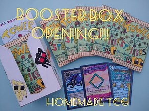 Booster Box Opening Homemade TCG -Tower Strikers- 40 Sub Special